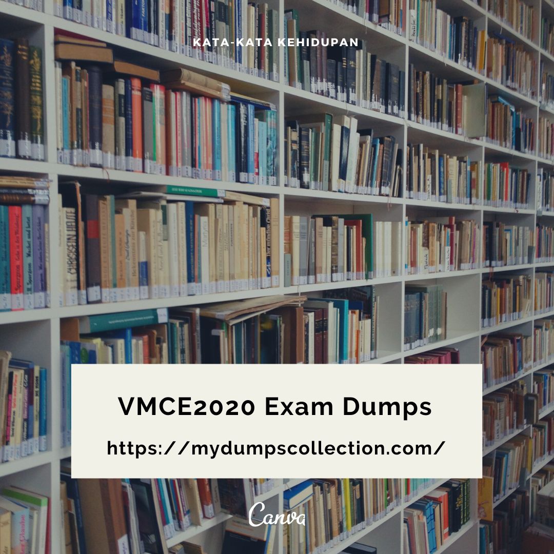 Pass Your VMCE2020 Exam Dumps FREE Question and Answers