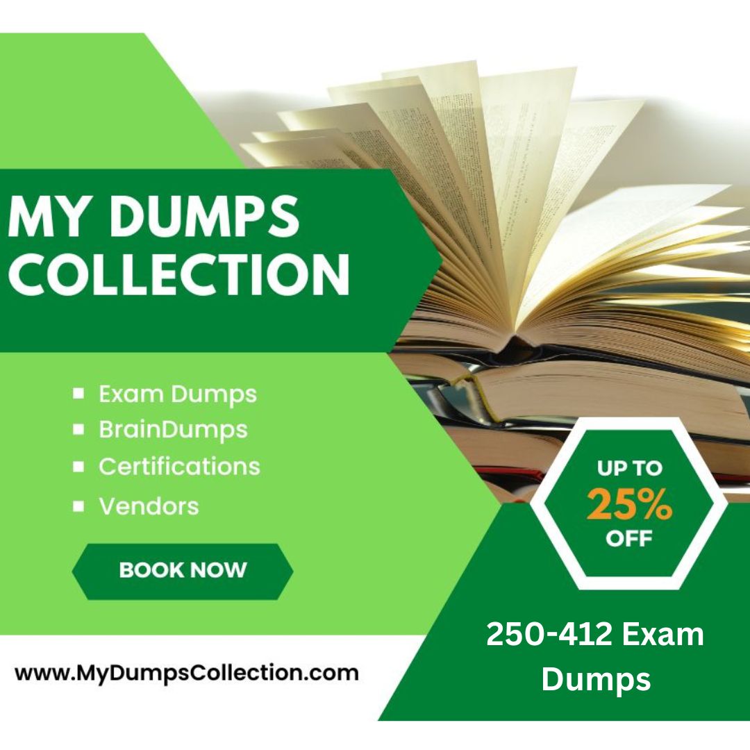 Pass Your 250-412 Exam Dumps Practice Test Questions, My Dumps Collection